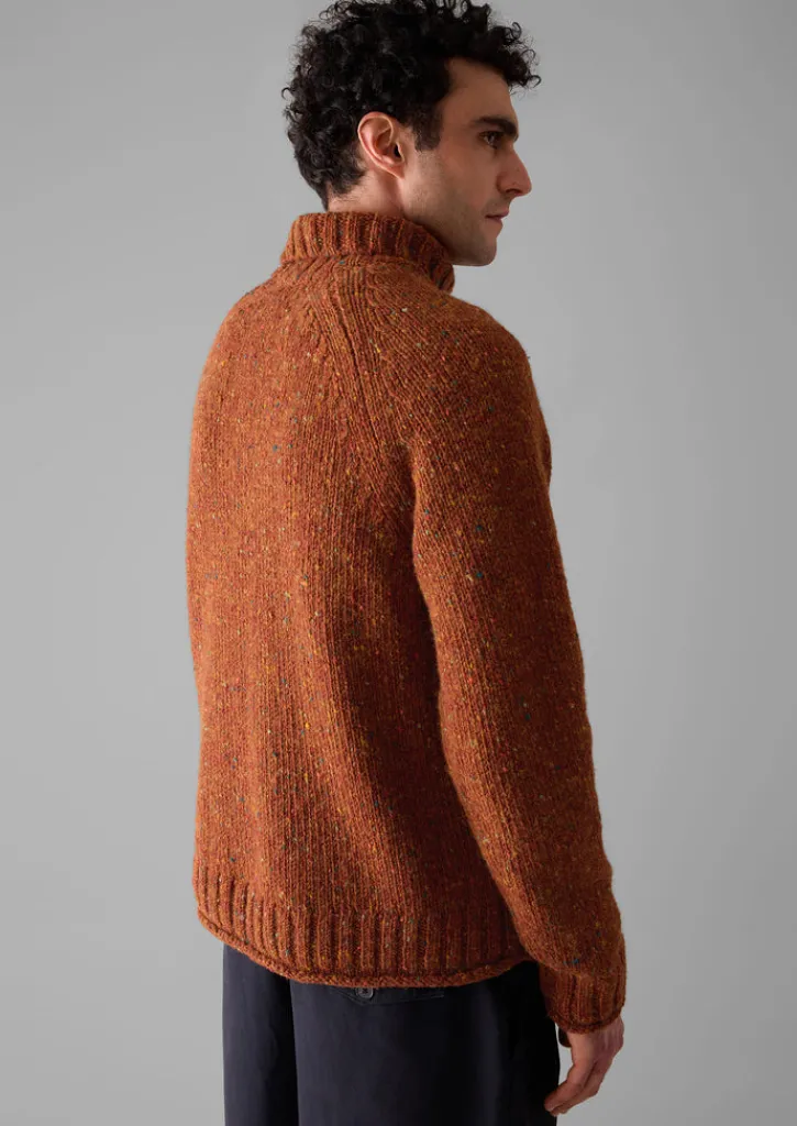TOAST Donegal Roll Neck Sweater- Knitwear