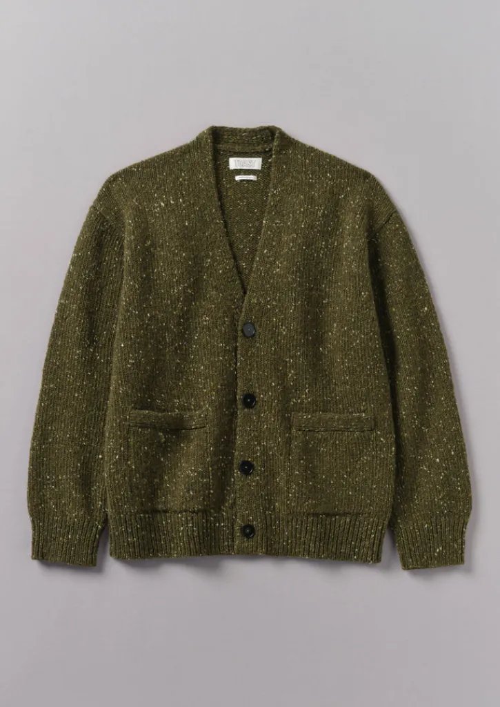 TOAST Donegal Wool V-Neck Cardigan- Knitwear