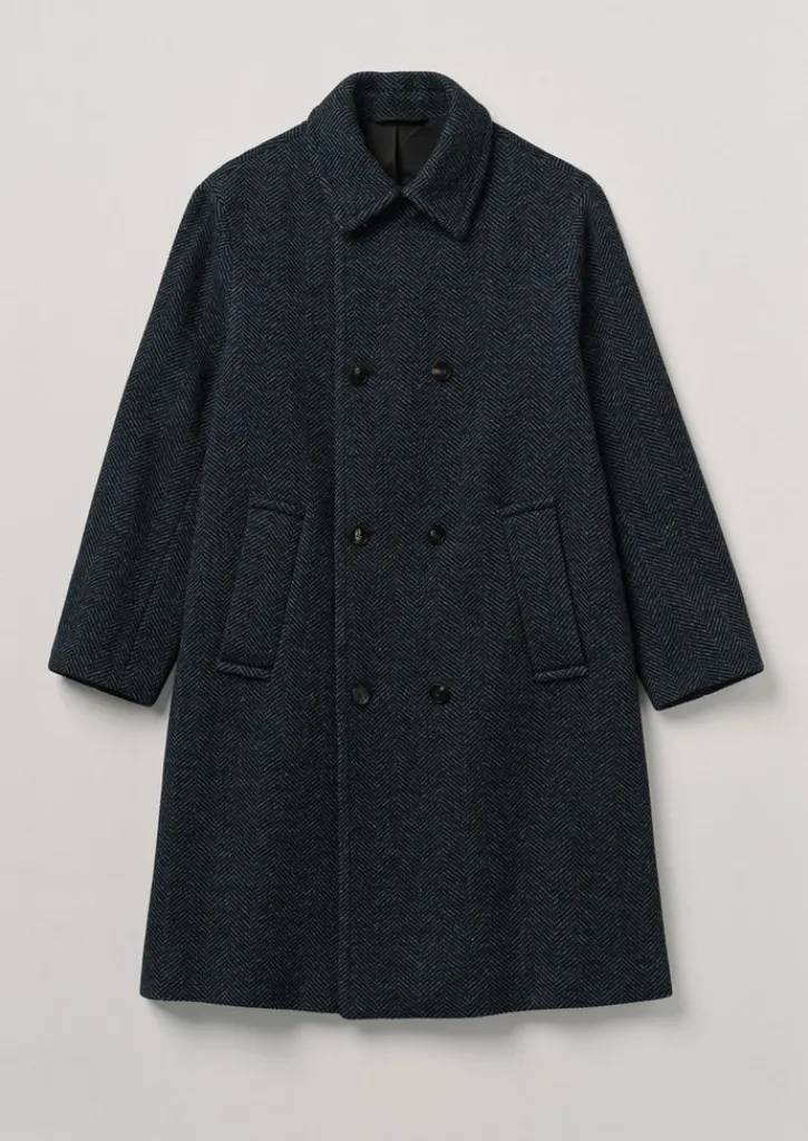 TOAST Double Breasted Wool Overcoat- Coats & Jackets