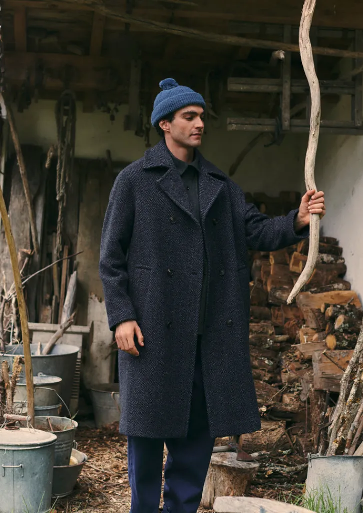 TOAST Double Breasted Wool Overcoat- Coats & Jackets