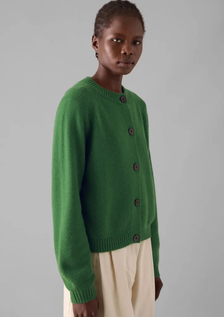 TOAST Eden Wool Cashmere Raglan Cardigan-Women Cashmere|Knitwear
