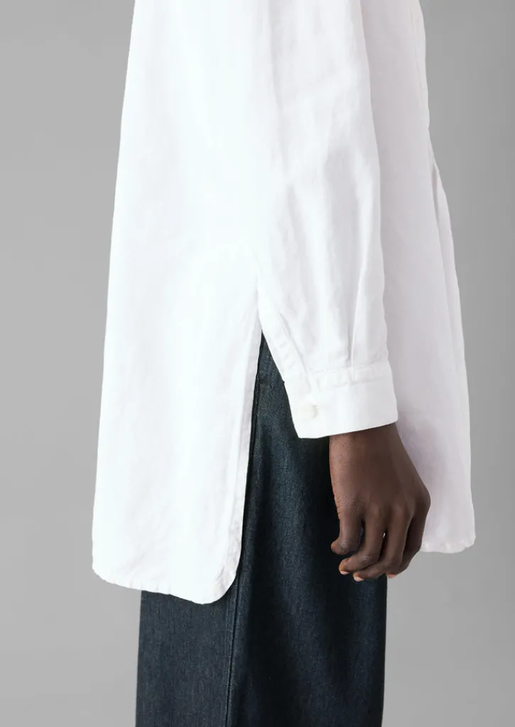 TOAST Elena Cotton Linen Tunic Shirt-Women Linen|Tops & Tees