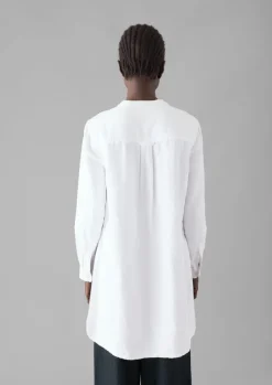 TOAST Elena Cotton Linen Tunic Shirt-Women Linen|Tops & Tees