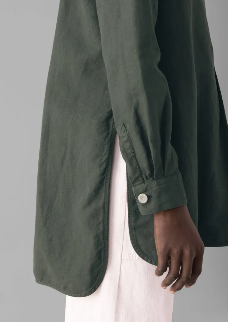 TOAST Elena Cotton Linen Tunic Shirt-Women Linen|Tops & Tees