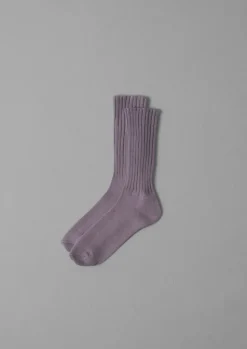 TOAST Escuyer Ribbed Socks-Women Socks & Tights