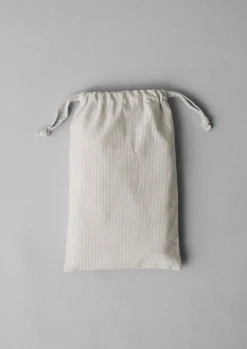 TOAST Fine Stripe Organic Cotton Duvet Cover- Textiles|Bed Linen