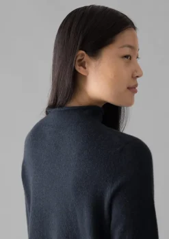 TOAST Fine Wool Cashmere Half Sleeve Sweater-Women Cashmere|Knitwear