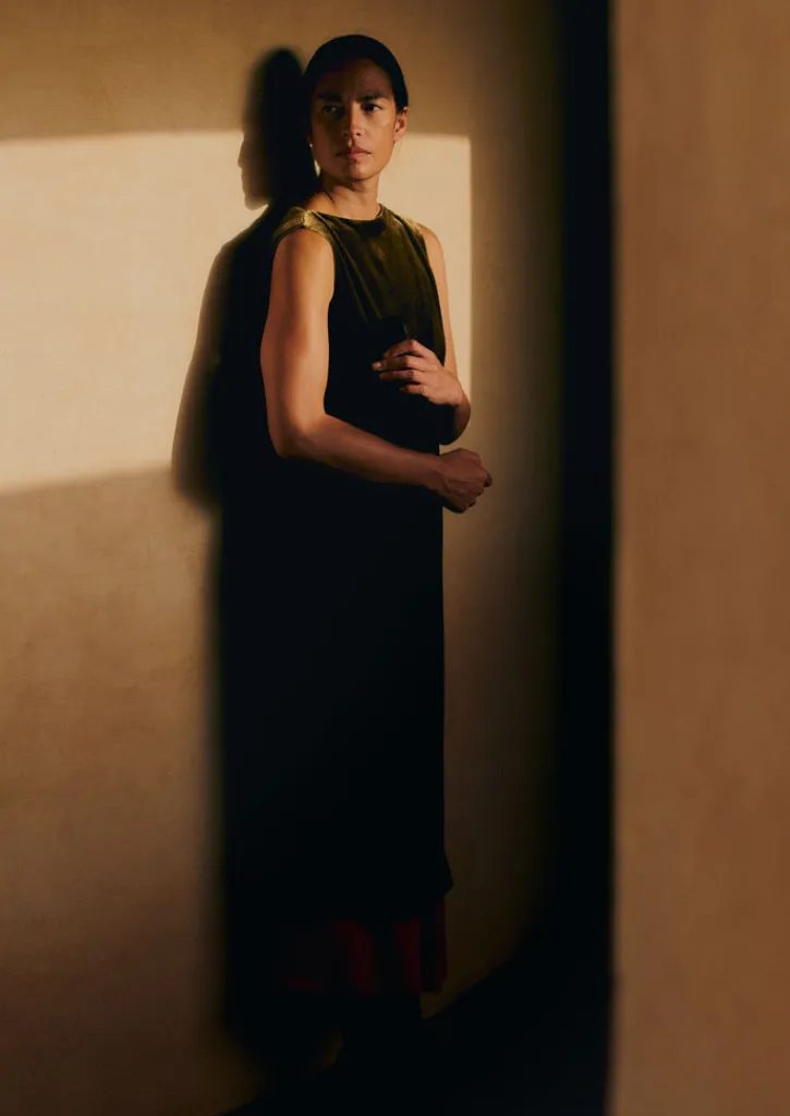 TOAST Fluid Silk Velvet Dress-Women Velvet|Dresses