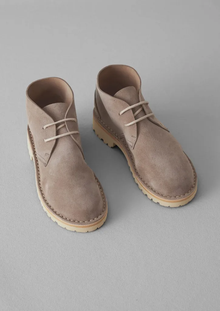TOAST Fracap Suede Desert Boots-Women Boots