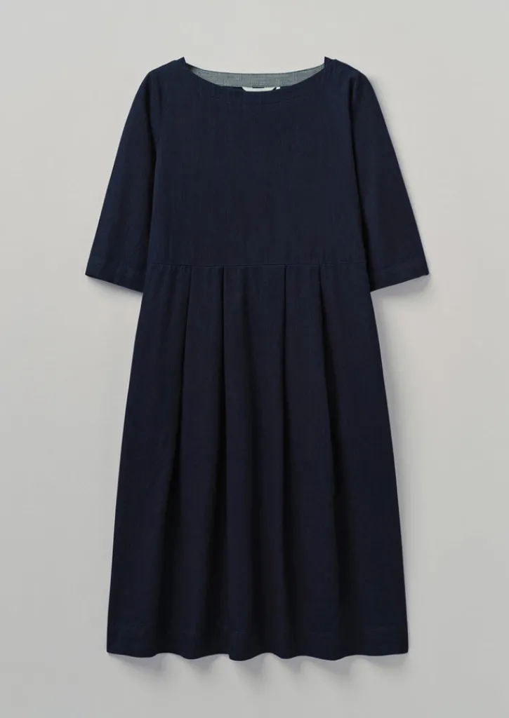 TOAST Franca Twill Dress-Women Dresses