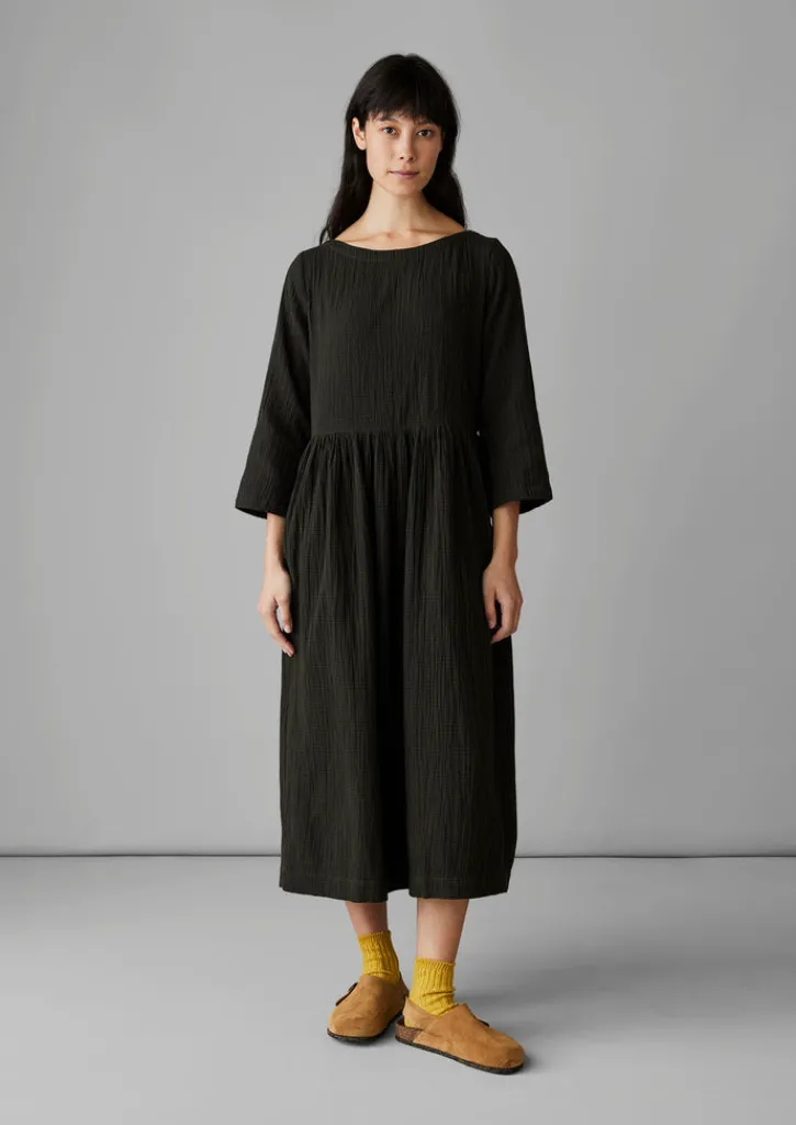 TOAST Freya Crinkle Organic Cotton Dress-Women Loungewear|Dresses