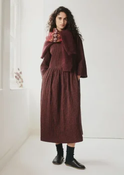 TOAST Freya Gingham Crinkle Cotton Dress-Women Loungewear|Dresses