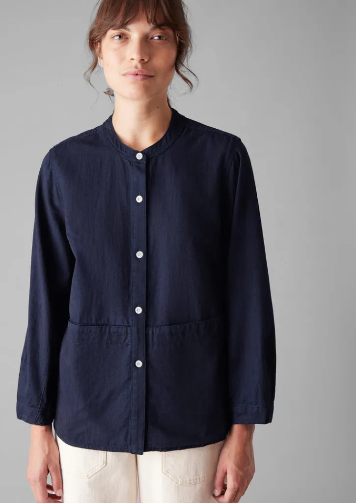 TOAST Front Pocket Soft Twill Shirt-Women Workwear|Shirts