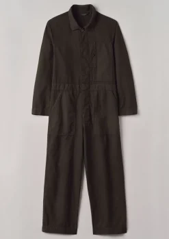 TOAST Garment Dyed Canvas Overalls- Linen|Workwear