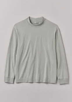 TOAST Garment Dyed Cotton Long Sleeve Tee- Tops & Tees