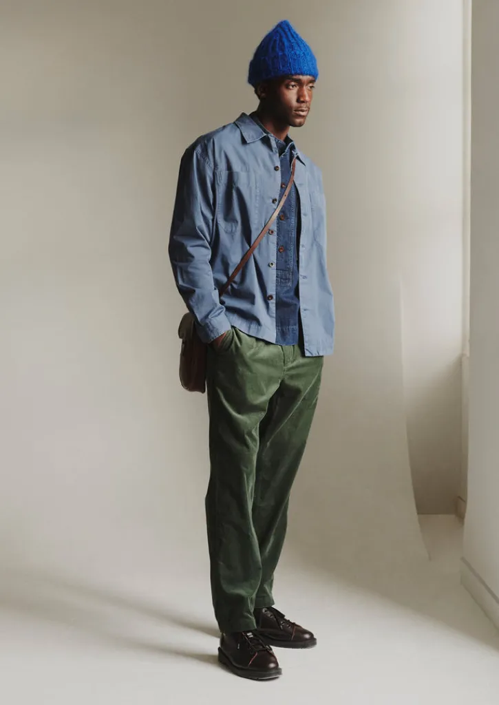 TOAST Garment Dyed Cotton Twill Shirt- Workwear