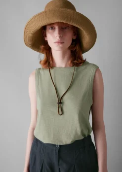 TOAST Garment Dyed Organic Cotton Tank Top-Women Jersey|Tops & Tees