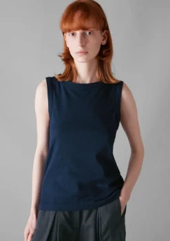 TOAST Garment Dyed Organic Cotton Tank Top-Women Jersey|Tops & Tees