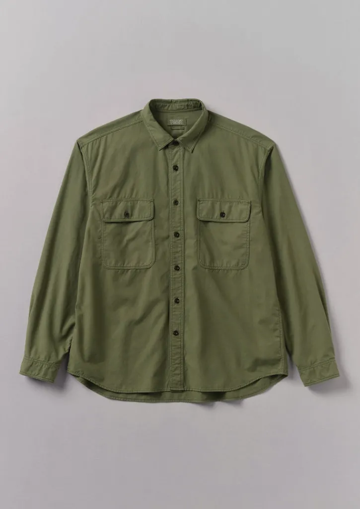 TOAST Garment Dyed Oxford Workwear Shirt- Workwear|Shirts