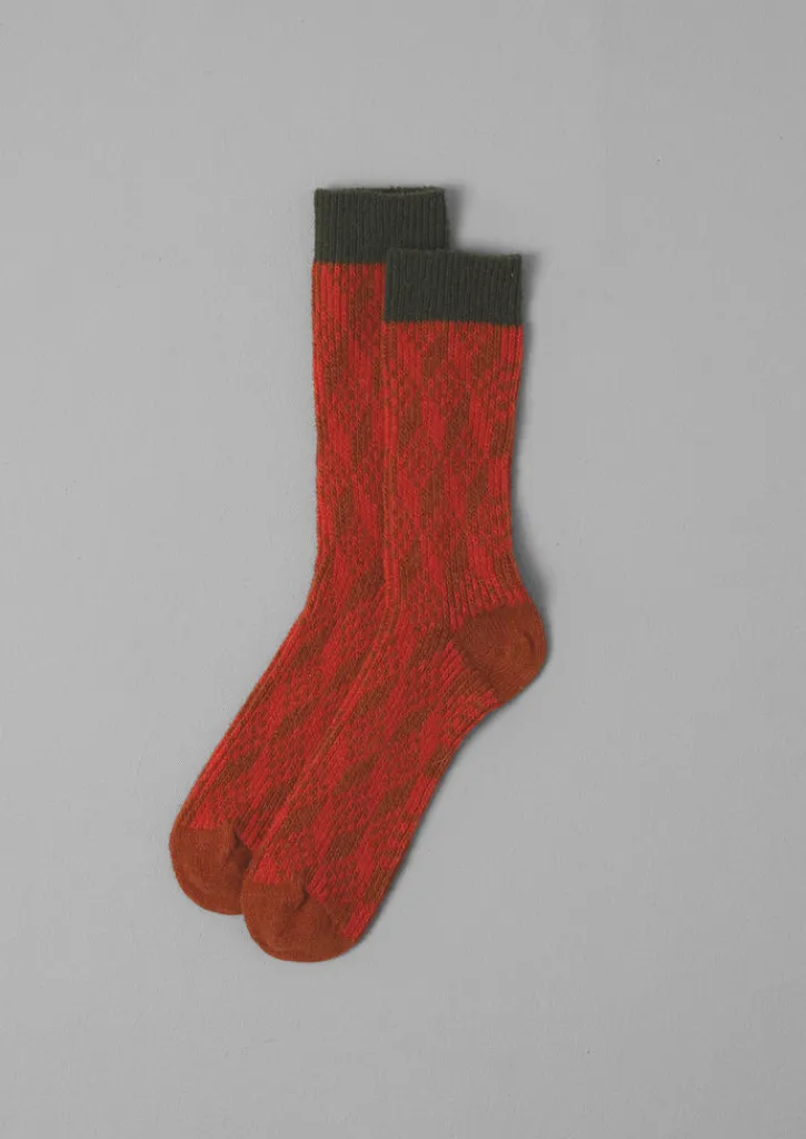TOAST Geo Pattern Socks-Women Socks & Tights