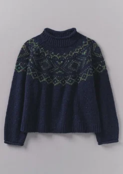 TOAST Graphic Yoke Sweater-Women Knitwear