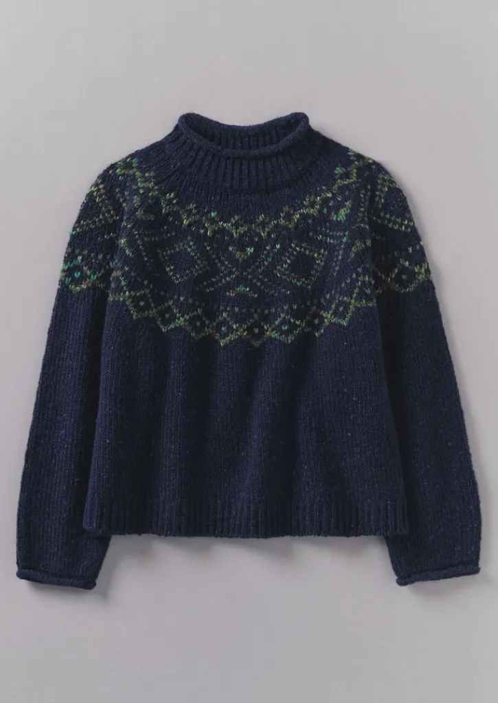 TOAST Graphic Yoke Sweater-Women Knitwear