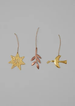 TOAST Hammered Metal Star Decoration- Christmas Decorations