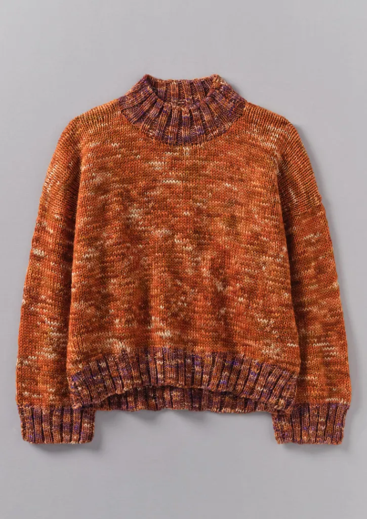 TOAST Hand Dyed Marl Sweater-Women Knitwear