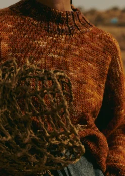 TOAST Hand Dyed Marl Sweater-Women Knitwear