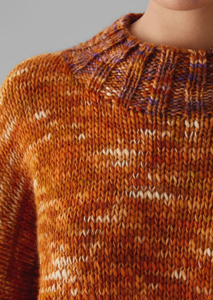 TOAST Hand Dyed Marl Sweater-Women Knitwear
