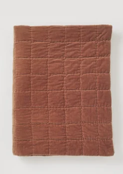 TOAST Hand Stitched Organic Velvet Quilt- Textiles|Blankets & Throws