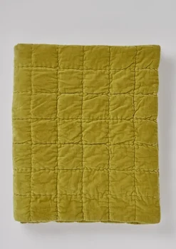 TOAST Hand Stitched Organic Velvet Quilt- Textiles|Blankets & Throws