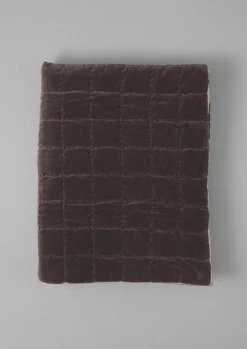 TOAST Hand Stitched Velvet Bedspread- Textiles|Blankets & Throws