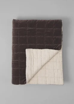 TOAST Hand Stitched Velvet Quilt- Textiles|Blankets & Throws