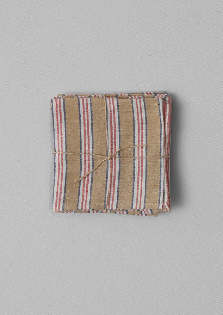 TOAST Hand Woven Stripe Napkin Set- Textiles|Tableware