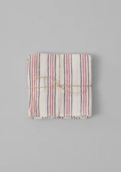 TOAST Hand Woven Stripe Napkin Set- Textiles|Kitchen