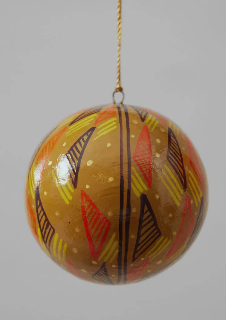 TOAST Harp Hand Painted Bauble- Christmas Decorations