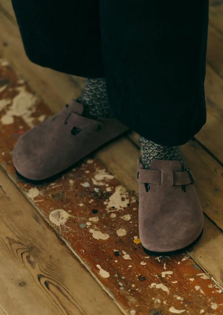 TOAST Honeycomb Stitch Wool Socks-Women Socks & Tights