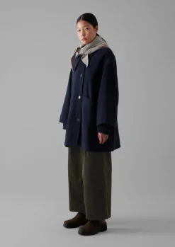 TOAST Cotton Wool Pea Coat-Women Coats & Jackets