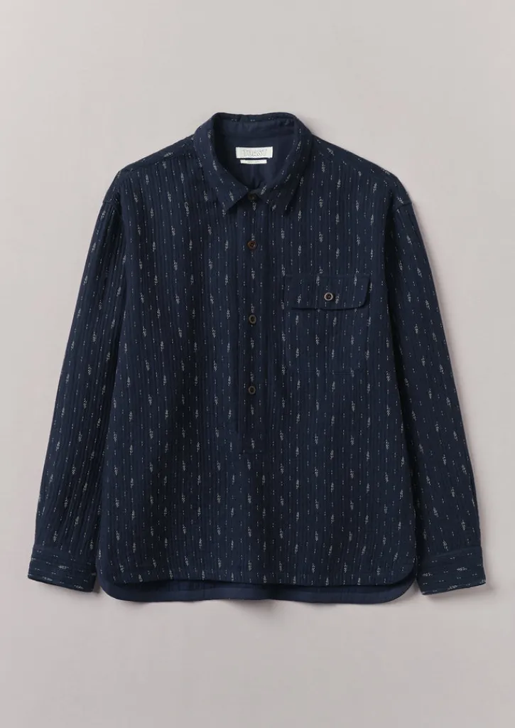 TOAST Running Stitch Overshirt- Shirts