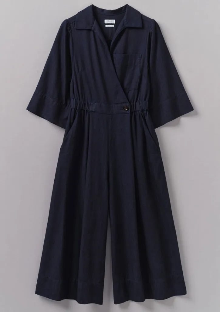 TOAST Twill Culotte Jumpsuit-Women Jumpsuits|Trousers