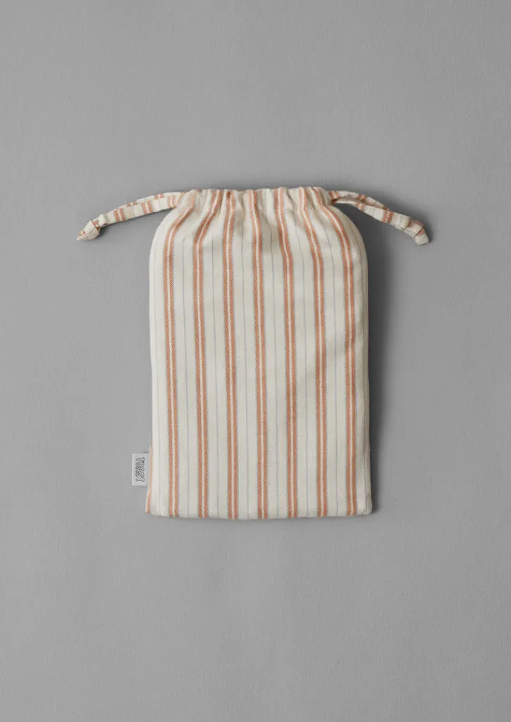 TOAST Ines Flannel Stripe Cotton Oxford Pillowcase Set- Textiles|Bed Linen