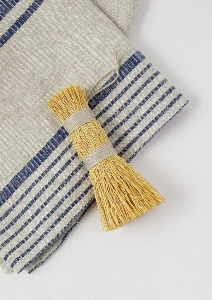 TOAST Irregular Stripe Linen Tea Towel- Aprons & Tea Towels