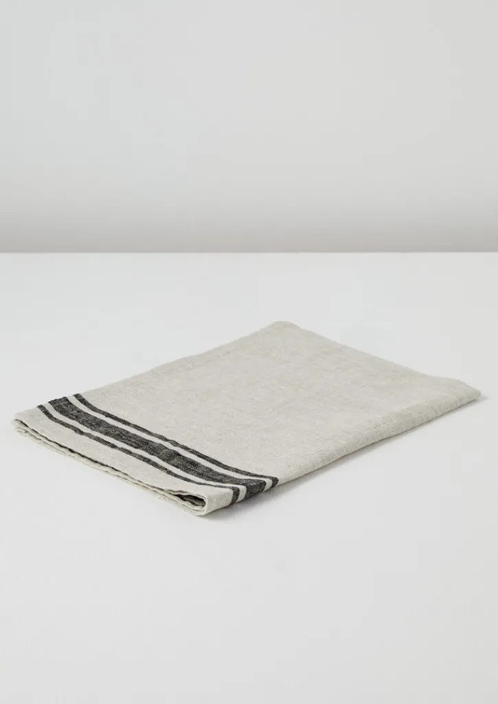 TOAST Irregular Stripe Linen Tea Towel- Aprons & Tea Towels
