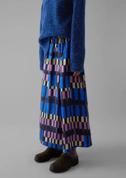 TOAST Isobel Harvey Asymmetric Check Print Skirt-Women Skirts
