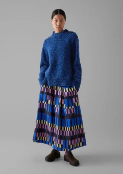 TOAST Isobel Harvey Asymmetric Check Print Skirt-Women Skirts