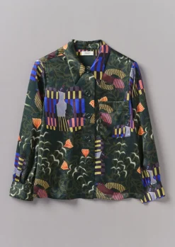TOAST Isobel Harvey Birds Print Baya Shirt-Women Shirts|Tops & Tees