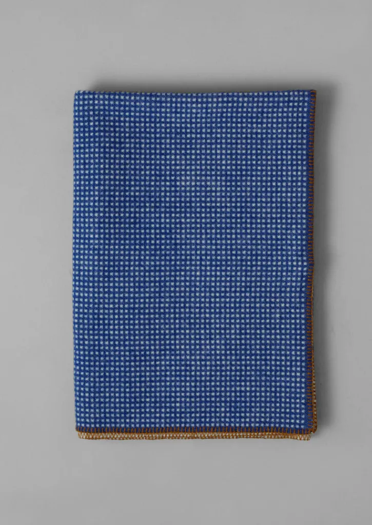 TOAST Jacquard Dot Wool Blanket- Textiles|Blankets & Throws