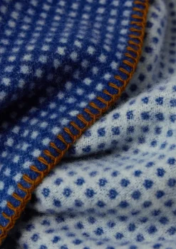 TOAST Jacquard Dot Wool Blanket- Textiles|Blankets & Throws