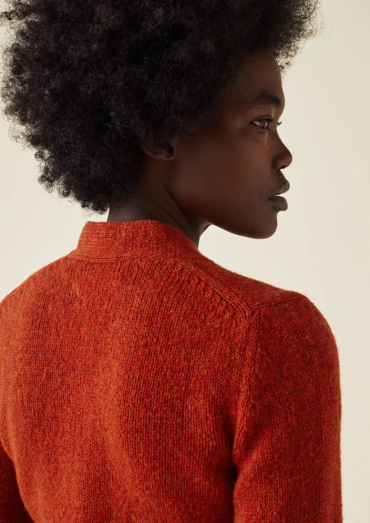 TOAST Kaia V-Neck Wool Cardigan-Women Knitwear